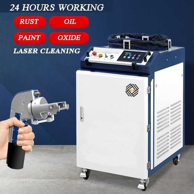 পোর্টেবল লেজার ক্লিনিং মেশিন 1000W 1500W 3000W জেপিটি ফাইবার পলস অয়েল পেইন্ট লেজার ক্লিনার
