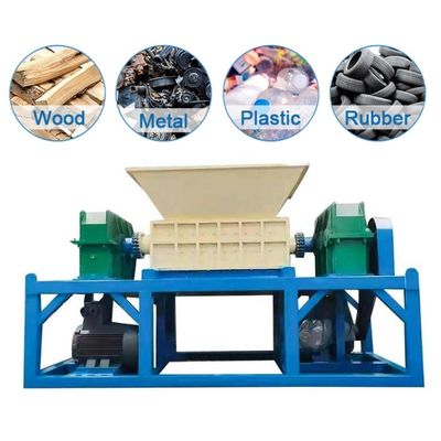 পিএলসি কন্ট্রোল ইন্ডাস্ট্রিয়াল রাবার Shredder ভাঙা অ্যালুমিনিয়াম Shredder মেশিন