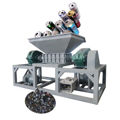 খাদ্য বর্জ্য Shredder মেশিন বড় ক্ষমতা যমজ শ্যাফট ধাতু স্ক্র্যাপ Crusher