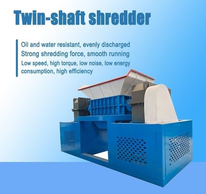 380 ভোল্ট ভারী দায়িত্ব কাঠ Shredder মেশিন টুইন শ্যাফ্ট কাঠের প্যালেট Shredder