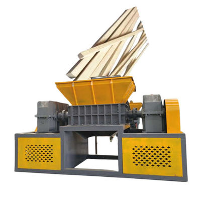 7.5kW ভারী দায়িত্ব কাঠ চিপার Shredder মেশিন কম্প্যাক্ট গঠন