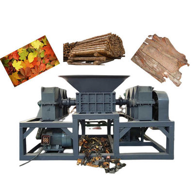 20m/min ভারী দায়িত্ব কাঠ Shredder ডাবল শ্যাফ্ট corrugated Shredder মেশিন