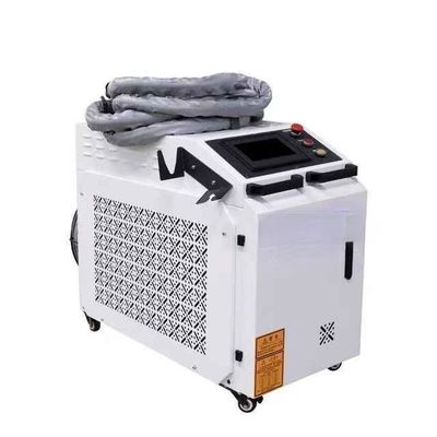 পোর্টেবল ফাইবার লেজার ক্লিনিং মেশিন 2000W রস্ট পেইন্ট লেপ জন্য পেইন্ট তেল ধুলো অপসারণ