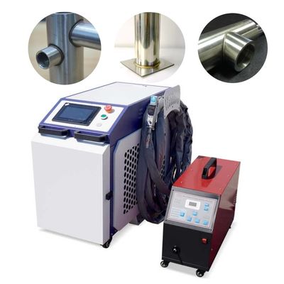 জল শীতল লেজার ওয়েল্ডিং 1500W 2000W ফাইবার হ্যান্ডহেল্ড 4 ইন 1 পোর্টেবল ওয়েল্ডিং মেশিন জন্য ধাতু