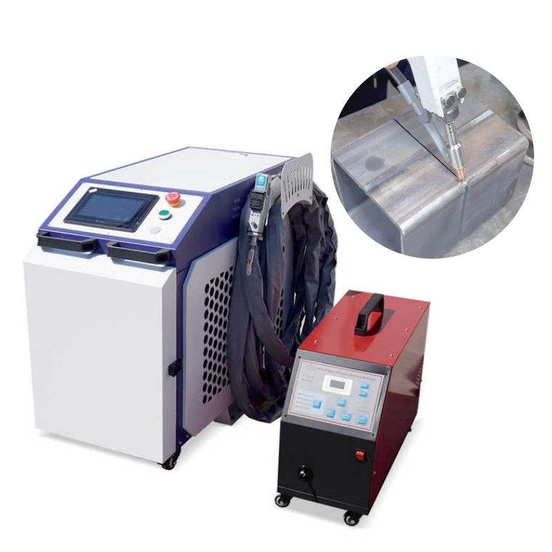 পোর্টেবল লেজার ওয়েল্ডিং মেশিন 1500W ফাইবার হ্যান্ডহেল্ড লেজার ওয়েল্ডার জন্য ধাতু স্টেইনলেস স্টীল অ্যালুমিনিয়াম